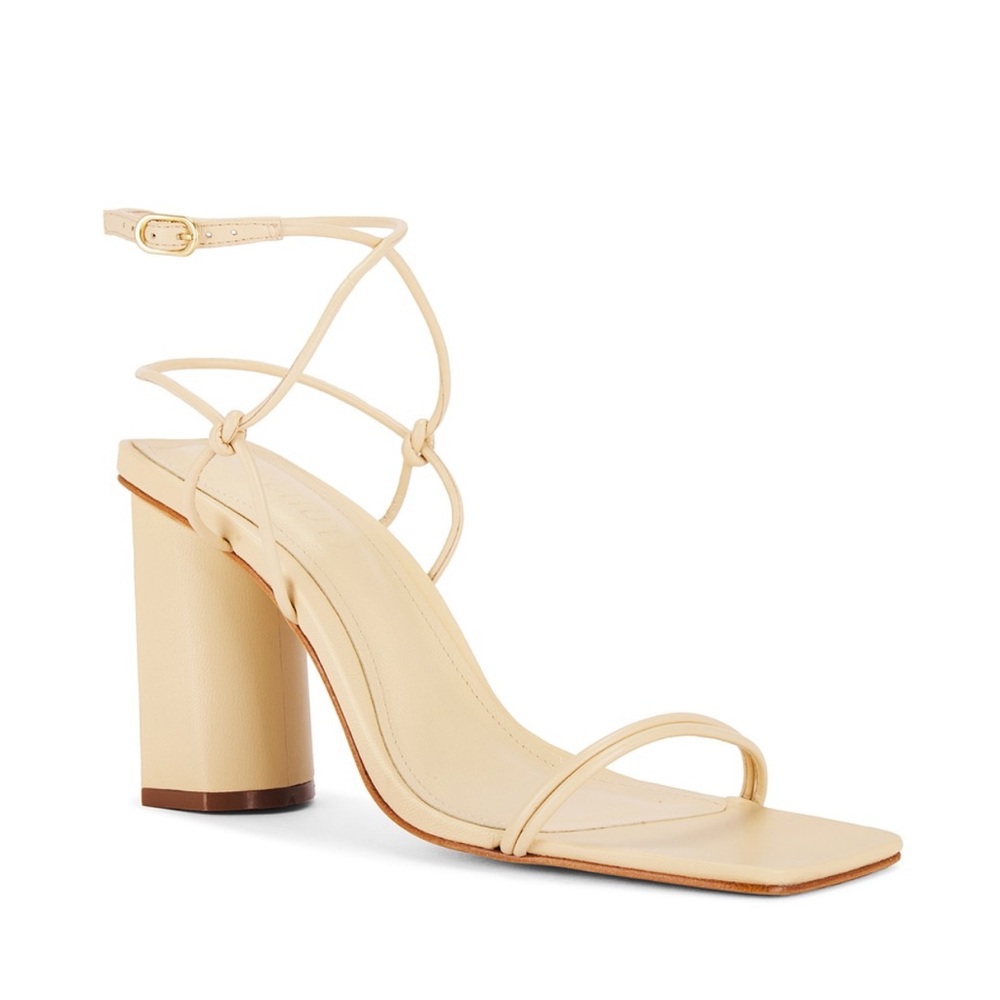 SCHUTZ Pompeii Sandal Heel in Natural